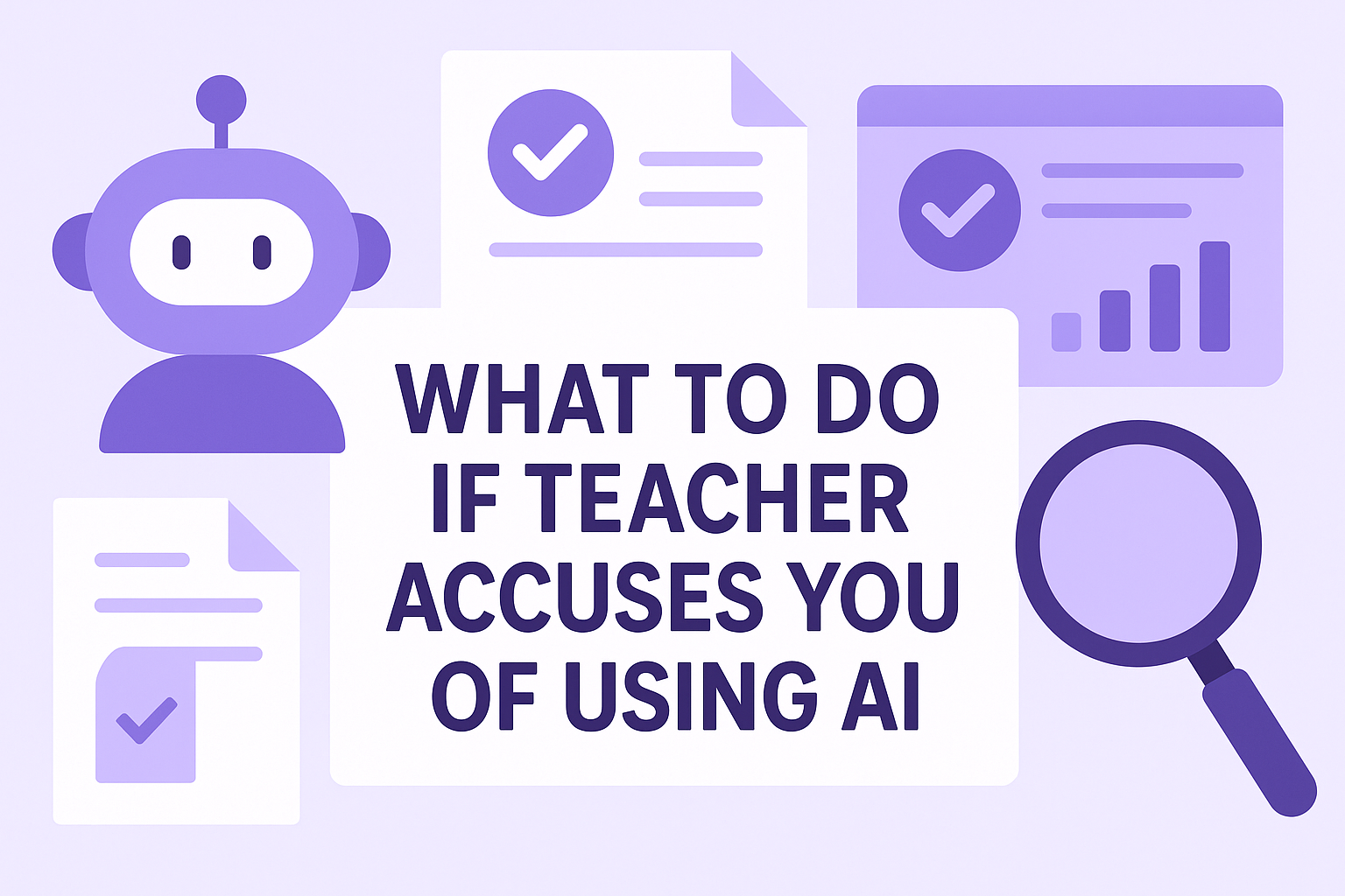 What to do if the teacher accuses you of using AI